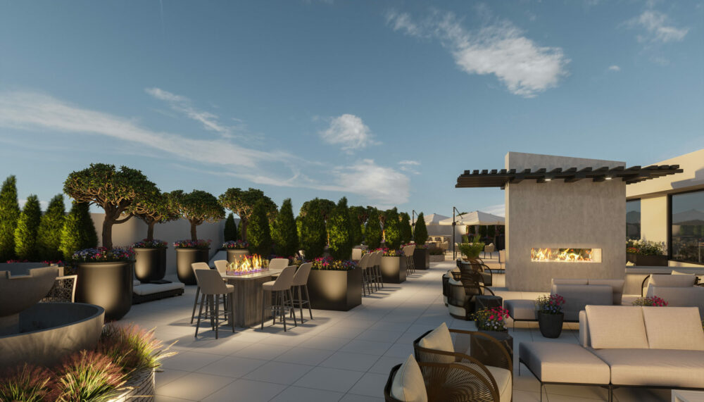 rooftop lounge